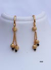 Fancy Wear Golden Latest Earrings Collection E32
